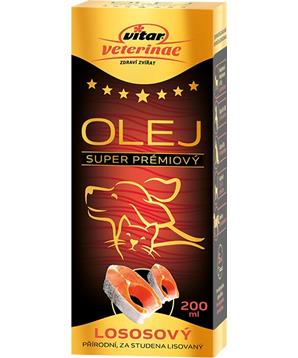 Levně VITAR Veterinae Lososový olej 200 ml