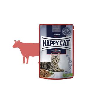 Happy Cat MEAT IN SAUCE Culinary Voralpen-Rind / Hovězí