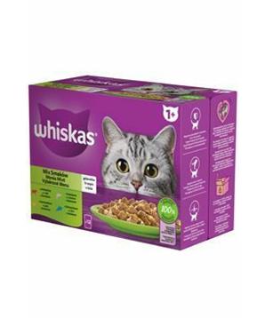 Levně Whiskas kaps. Core mix výběr v želé 12x85g