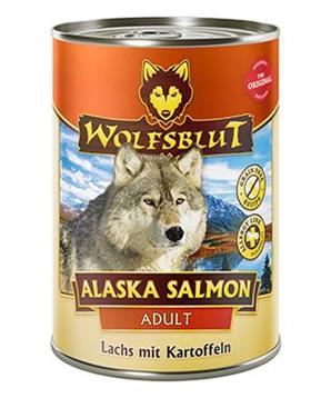 Levně Wolfsblut Dog Adult Alaska Salmon konz. 395g