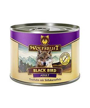 Levně Wolfsblut Dog Adult Black Bird konz. 200g