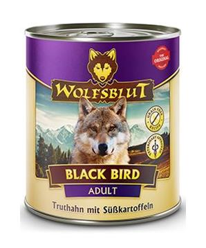 Levně Wolfsblut Dog Adult Black Bird konz. 800g