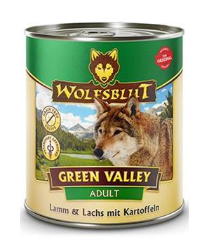 Levně Wolfsblut Dog Adult Green Valley konz. 800g