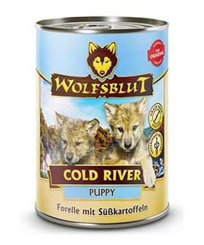 Levně Wolfsblut Dog Puppy Cold River konz. 395g
