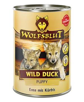Levně Wolfsblut Dog Puppy Wild Duck konz. 395g