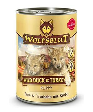 Levně Wolfsblut Dog Puppy Wild Duck&Turkey konz. 395g