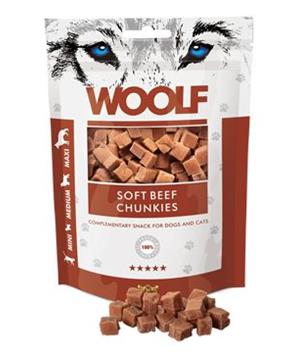 Levně WOOLF pochoutka beef chunkies 100g