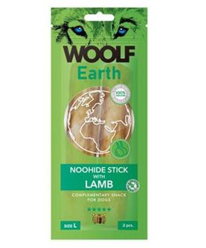 Levně Woolf pochoutka Earth NOOHIDE L Sticks with Lamb 85g