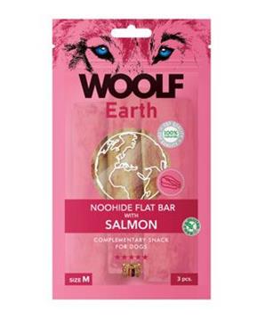 Levně Woolf pochoutka Earth NOOHIDE Salmon M /90g