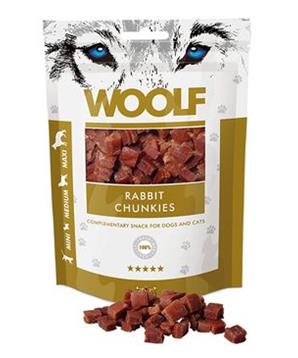 Levně WOOLF pochoutka rabbit chunkies 100g