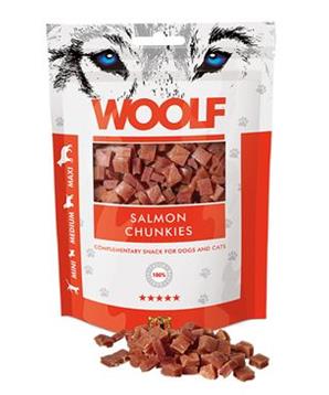 Levně WOOLF pochoutka salmon chunkies 100g