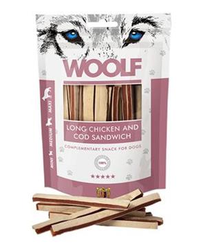 WOOLF pochoutka soft chicken, cod sandwich long 
