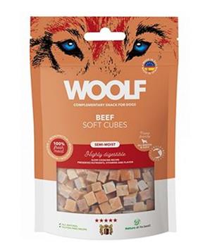 Levně WOOLF pochoutka Soft Cubes Beef 100g