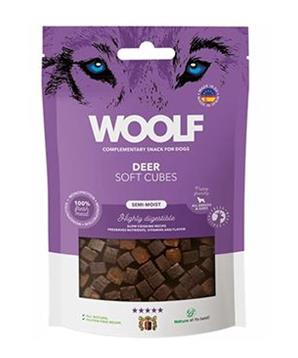 Levně WOOLF pochoutka Soft Cubes Deer 100g