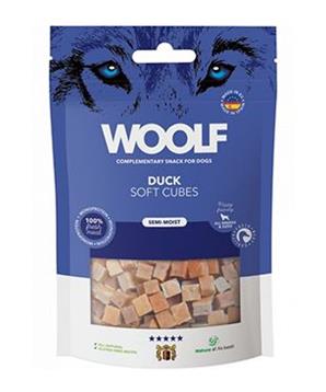 Levně WOOLF pochoutka Soft Cubes Duck 100g