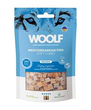 Levně WOOLF pochoutka Soft Cubes Mediteranean Fish 100g