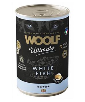 Levně WOOLF Ultimate DogFood konz. White Fish 400g