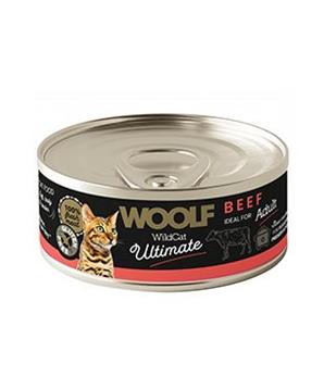 Levně WOOLF Wildcat Ultimate konz Beef pate 85g