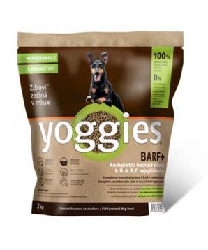 Levně Yoggies BARF+ MINI příloha k syrovému masu, granule lisované za studena s probiotiky 2kg