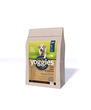 Yoggies Hypoalergenní granule s kozím masem, lisované za studena