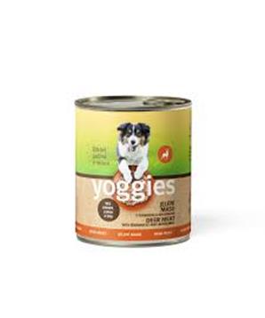 Levně Yoggies jelení konzerva s pohankou a brusinkami 6x400g