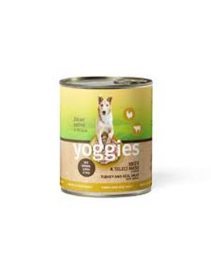 Levně Yoggies krůtí a telecí konzerva s jablky 6x400g