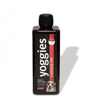 Levně Yoggies Lososový olej pro psy a kočky 500 ml