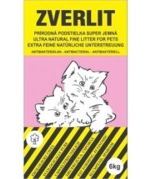Levně ZVERLIT růžový Podestýlka super jemná bez vůně 10kg nový