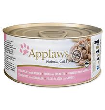 Konzerva APPLAWS Cat Tuna Fillet & Prawn 70 g