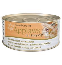 Konzerva APPLAWS Jelly Chicken & Mackerel