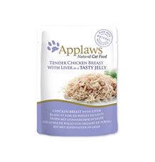 Kapsička APPLAWS cat pouch chicken with liver in jelly 70 g Kapsička APPLAWS cat pouch chicken with liver in jelly 70 g