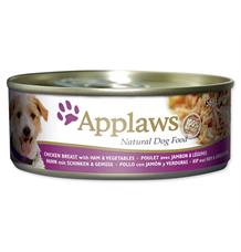 Konzerva APPLAWS Dog Chicken, Ham & Veg 156 g Konzerva APPLAWS Dog Chicken, Ham & Veg 156 g