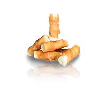 KIDDOG kuřecí masíčko na buvolím špalíčku - 20 mm/8 cm 250 g KIDDOG kuřecí masíčko na buvolím špalíčku - 20 mm/8 cm 250 g