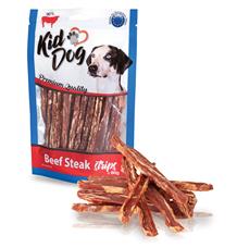 KIDDOG hovězí steak v proužku 80 g KIDDOG hovězí steak v proužku 80 g