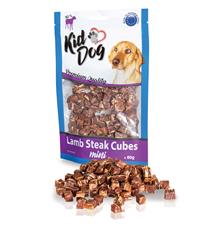 KIDDOG mini kostičky z jehněčího masíčka 80 g