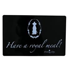 Prostírání - gumová podložka pod misky černá Royal 44x28 cm