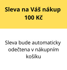 Sleva z objednávky 100 Kč