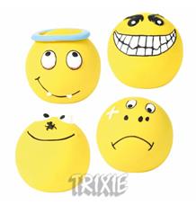 Latexový smajlík míček, žlutý malý plněný 
