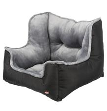 Autosedačka/cestovní pelech pro psy, 50 x 40 x 50 cm, černá/šedá Autosedačka/cestovní pelech pro psy, 50 x 40 x 50 cm, černá/šedá