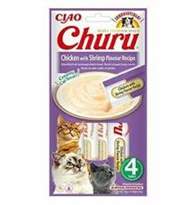 Churu Cat Chicken with Shrimp Flavour Recipe 4x14g Churu Cat Chicken with Shrimp Flavour Recipe 4x14g