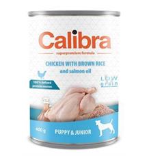 Calibra Dog konz.Junior kuře s hnědou rýží 