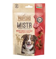 PROPESKO Dog Mistr měkké hovězí kostičky GF 90g