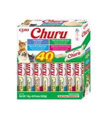Churu Cat BOX Tuna Seafood Variety Churu Cat BOX Tuna Seafood Variety 40x40g Churu Cat BOX Tuna Seafood Variety Churu Cat BOX Tuna Seafood Variety 40x40g