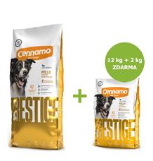Prestige Dog Adult Medium Chicken 12g + 2kg ZDARMA