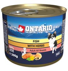 Konzerva ONTARIO Dog Mini Multi Fish and Salmon Oil