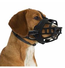 Silikonový náhubek FLEX S 20 cm/hlava max.20 cm černý Silikonový náhubek FLEX S 20 cm/hlava max.20 cm černý