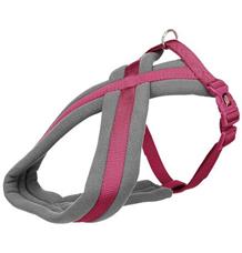 Nylonový postroj PREMIUM podšitý - orchidej L:hruď:60-100cm/25mm Nylonový postroj PREMIUM podšitý - orchidej L:hruď:60-100cm/25mm