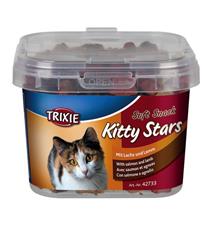 Soft Snack Kitty Stars - hvězdičky losos, jehněčí 140g
