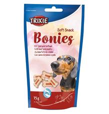 Soft Snack BONIES Light - měkké kostičky hovězí/krůta 75 g