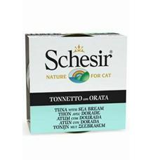 Schesir Cat konz. Adult tuňák/pražma 85G